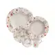 Aparelho de Jantar e Chá 20 Peças Tramontina - Porcelana Branco Redondo Ana Clara em oferta