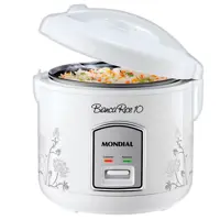 Panela Elétrica de Arroz Mondial Bianca Rice PE-10 10 Xícaras - Branca em oferta na Extra