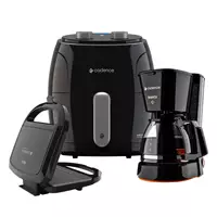 Imagem da promoção Kit Super Cook Cadence Fritadeira 3,8l Sanduicheira Cafeteira 220v