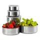 Jogo Conjunto de Tigelas Para Alimentos Aço Inox Com Tampa 5 Peças Potes Bowl em oferta