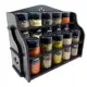 Porta Temperos/Condimentos kit 10 potes acrílico c/ Tampa Dosadora + Suporte + Adesivos *SOF - Bella em oferta