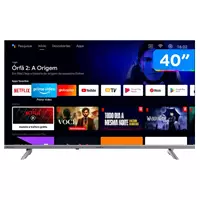 Imagem da promoção Smart TV 40” Full HD D-LED Britânia Android - BTV40E3AAGSSGB Wi-Fi Bluetooth 2 HDMI 2 USB