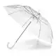Guarda Chuva Transparente Automático Cabo Curvo 8 Varetas - Xh em oferta
