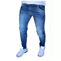 Imagem da promoção calça masculina sarja e jeans slim skinny top com lycra sarja e jeans premium lançamento