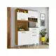 Cozinha Compacta Nesher Nath Nicho para - Micro-ondas 4 Portas 2 Gavetas em oferta