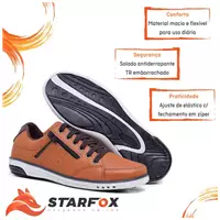 Imagem da promoção Sapatênis Masculino Casual Fechamento Elastico e Ziper - STAR FOX