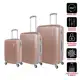 Conjunto de malas de viagem P, M e G Londres Plus Swiss Move Rose em oferta