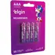 Pilha recarregável AAA 1000mAh Elgin com 4 unidades Palito em oferta