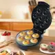 Máquina De Mini Donuts Sobremesa 110V Portátil Para Lanche De Café Da Manhã Infantil Cozinha em oferta