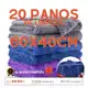 kit 20 Panos De Limpeza Microfibra Multiuso Casa e Carro Não Arranha em oferta