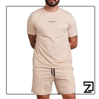 Imagem da promoção Conjunto masculino camiseta e shorts moletinho