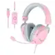 Headset Gamer Fifine H9, Som Surround 7.1, USB, Console e PC, Rosa - H9P em oferta