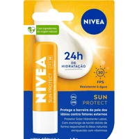 Imagem da promoção Protetor Solar Hidratante Labial Sun Protect FPS 30 NIVEA 4,8 g