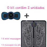 Imagem da promoção Kit Tapete Massageador de Pês + Mini Massageador de Costas