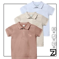 Imagem da promoção KIT 3 Camisa Básica Polo Infantil manga curta