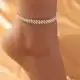 Tornozeleira Simples com Diamante Cross-Border Jóias Européia em oferta