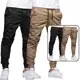Calça Jogger Masculina Sarja ou jeans 4 bolsos com punho elástico streetwear varias cor em oferta