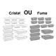 Kit Organizador Multiuso Modular Gavetas Acrílico Cristal e Fume em oferta