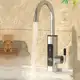 Torneira Elétrica Para Cozinha Banheiro Com Visor de Temperatura Regulagem e Giratória 360° Aço Inox em oferta