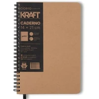 Imagem da promoção Caderno Kraft Pontado, Cicero, 8836, Bege, 14x21 (Médio)