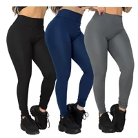 Imagem da promoção Kit 3 Legging Suplex Feminina Moda Fitness Academia Promoção