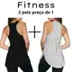Kit 2 Camisetas Fitness Térmica Básica Tapa Bumbum Academia Corrida Crossfit em oferta