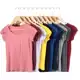 Kit 4 Blusas Feminina Manga Dupla T-shirt Basica Blusinha em oferta