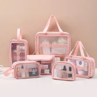 Imagem da promoção Necessaire Maquiagem Transparente WashBag A Prova De Água - cor aleatorio