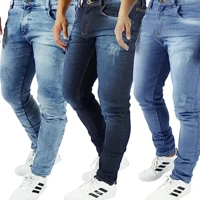 Imagem da promoção Kit C/3 Calças Jeans Masculina Slim Elastano Lycra