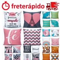 Imagem da promoção Kit Capa de Almofada Decorativas Com Zíper para Quarto, Sofá e Sala / Capas almofadas / Fronhas 42 x