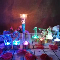 Imagem da promoção Vela Número Led Topo Topper Decoração Bolo Enfeite Para Festa