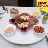 Imagem da promoção Prato Giratório Para Servir Na Mesa 50 Cm Mdf