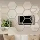 Kit 10 Espelhos Adesivos Decorativos Hexágonos em oferta