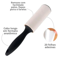 Imagem da promoção Kit de Rolos De Adesivos Para Tirar Pelo De Animais Pluma 20 folhas