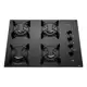 Cooktop 4 Bocas Preto Com Mesa Vidro Atlas Agile Up Bivolt em oferta