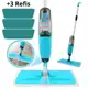 Mop Spray Magico Esfregão Com Reservatorio Rodo De Limpeza 3 Refis Microfibra em oferta