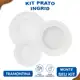 Aparelho de Jantar Ingrid Tramontina Jogo de Pratos Raso, Fundo e Sobremesa com Opções de Kits em oferta