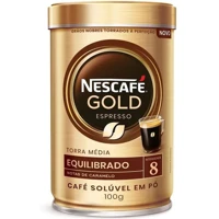 Imagem da promoção Nescafé Gold Espresso, Equilibrado 8, Café Solúvel em Pó, 100g