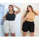 Bermuda de Linho (Tam. GG ao G3) em oferta