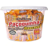 Imagem da promoção Da Colonia Paçoca Rolha C/ Açucar Mascavo Pote C/56 Und Dacolonia