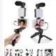 Tripé Estabilizador de Mão kit 5 em 1 gimbal Microfone Celular Gravação De Vídeo em oferta