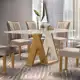 Mesa de Jantar Tampo Vidro Slim Plus 170x90cm Laguna Espresso Móveis Cinamomo/Off White em oferta