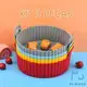 Kit 3 Forma Para Fritadeira Air Fryer Em Silicone Redondo para Cozinha em oferta