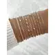 Conjunto Geométrico Moda Geométrico de Círculo Torcido Lucky Bracelet Conjunto de 5 peças em oferta