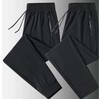 Imagem da promoção KIT 2 Calça Jogger Preta Masculina Dry Fit Com Fitas Esportiva