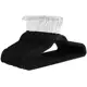 Kit Cabides Veludo De Roupa Cinza/Preto Antideslizante Slim Adulto em oferta
