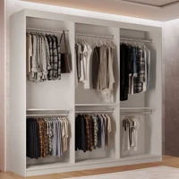 Imagem da promoção Closet Light 3 prateleiras e 6 cabideiros convencional Moderna