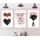 Kit 3 Quadros Decorativos Sala, Quarto, Escritório Decoração Flores, eu me lembro oração, coração ro em oferta