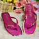 Chinelo Gliter Feminino glamour slim quadrado super confortavel em oferta