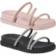 Birken Papete Feminina Infantil Flatform Strass Brilho Confortável em oferta